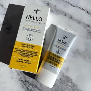 It Cosmetics Hello Sunshine Invisible Hydrating Serum SPF lotion